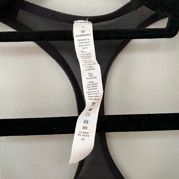 Lululemon Speed Up Bra C/D in Spaced Out Space Dye Black White - Picture 11 of 11